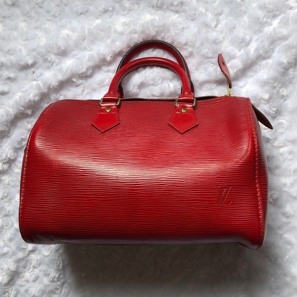 Louis Vuitton Handbags - Louis Vuitton Epi Speedy 25